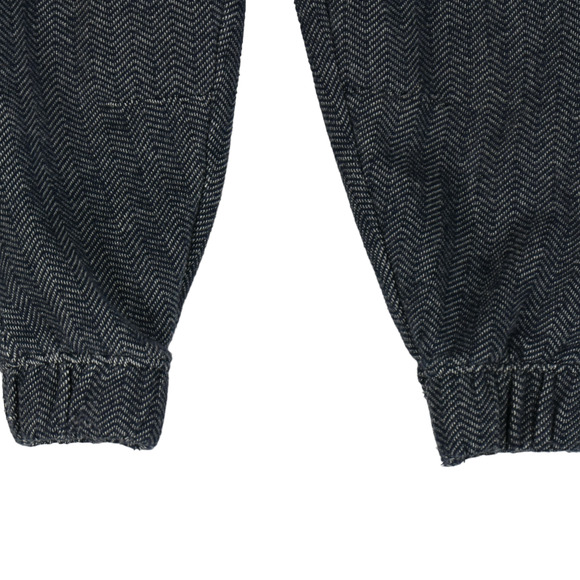 Joe Fresh Boys Size 3 Joggers Dress Pants with Suspenders Blue Herringbone - Picture 4 of 10